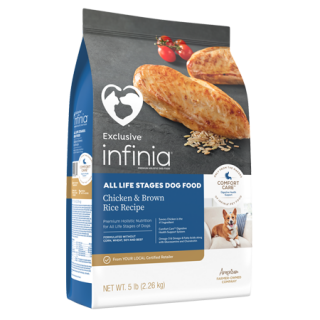 Infinia All Life Stages Dog Food Chicken & Brown Rice Recipe