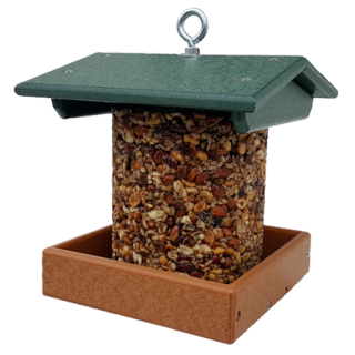 Nature's Select Upright Pollywood Seed Log Feeder